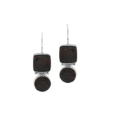AE-6202-SHB Sterling Silver Earring With Black Shell Jewelry Bali Designs Inc